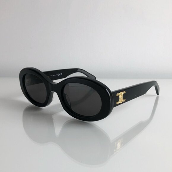 Women\'s Celine Triomphe Black Sunglasses